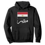 Egyptian Flag Misr Arabic Calligraphy Hoodie Patriotic Egypt Heritage Pride