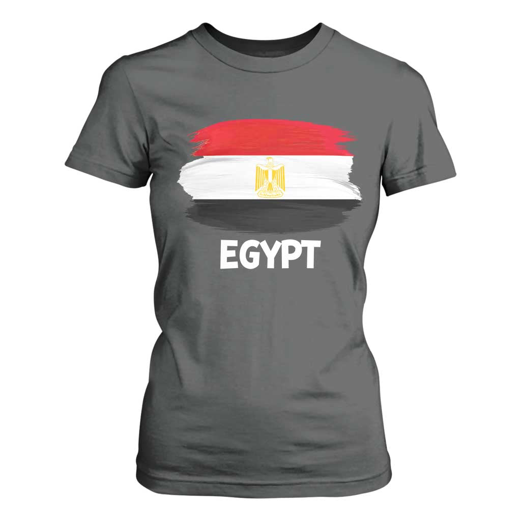 Egypt Flag Misr Pride T Shirt For Women Egyptian Eagle of Saladin Heritage
