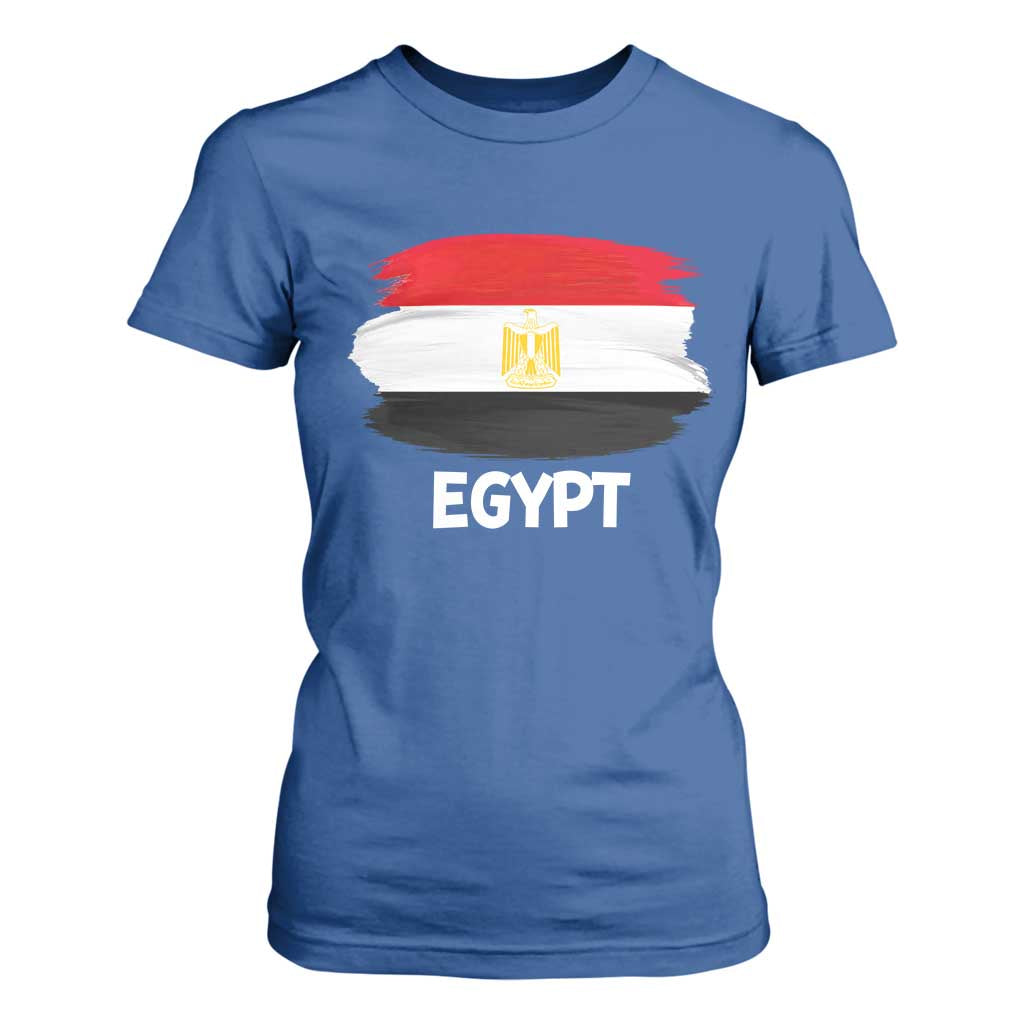Egypt Flag Misr Pride T Shirt For Women Egyptian Eagle of Saladin Heritage
