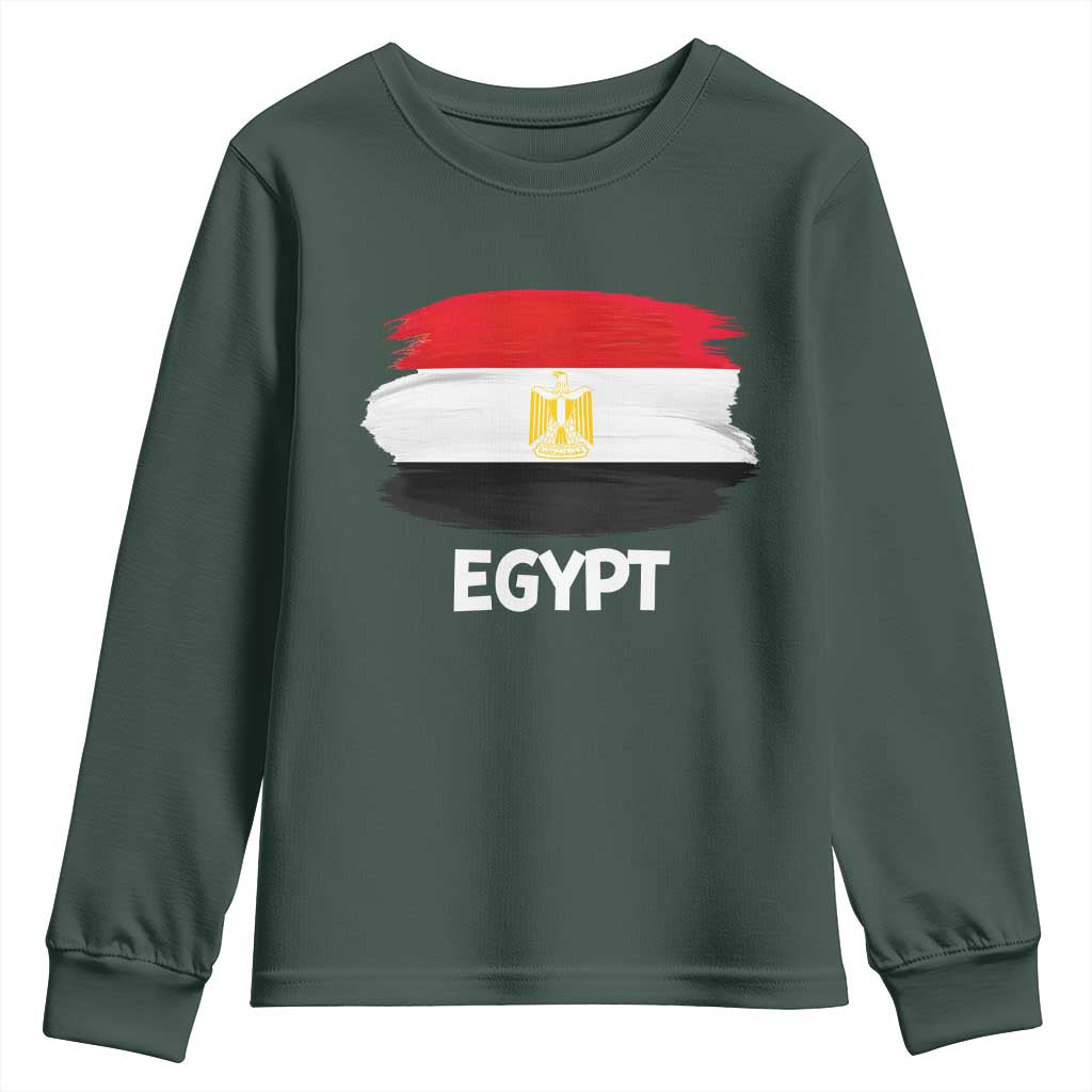 Egypt Flag Misr Pride Youth Sweatshirt Egyptian Eagle of Saladin Heritage