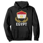 Egypt Coat of Arms Gold Shield Crest Hoodie Patriotic Egyptian Flag Heritage Pride