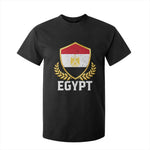 Egypt Coat of Arms Gold Shield Crest T Shirt For Kid Patriotic Egyptian Flag Heritage Pride