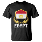 Egypt Coat of Arms Gold Shield Crest T Shirt Patriotic Egyptian Flag Heritage Pride