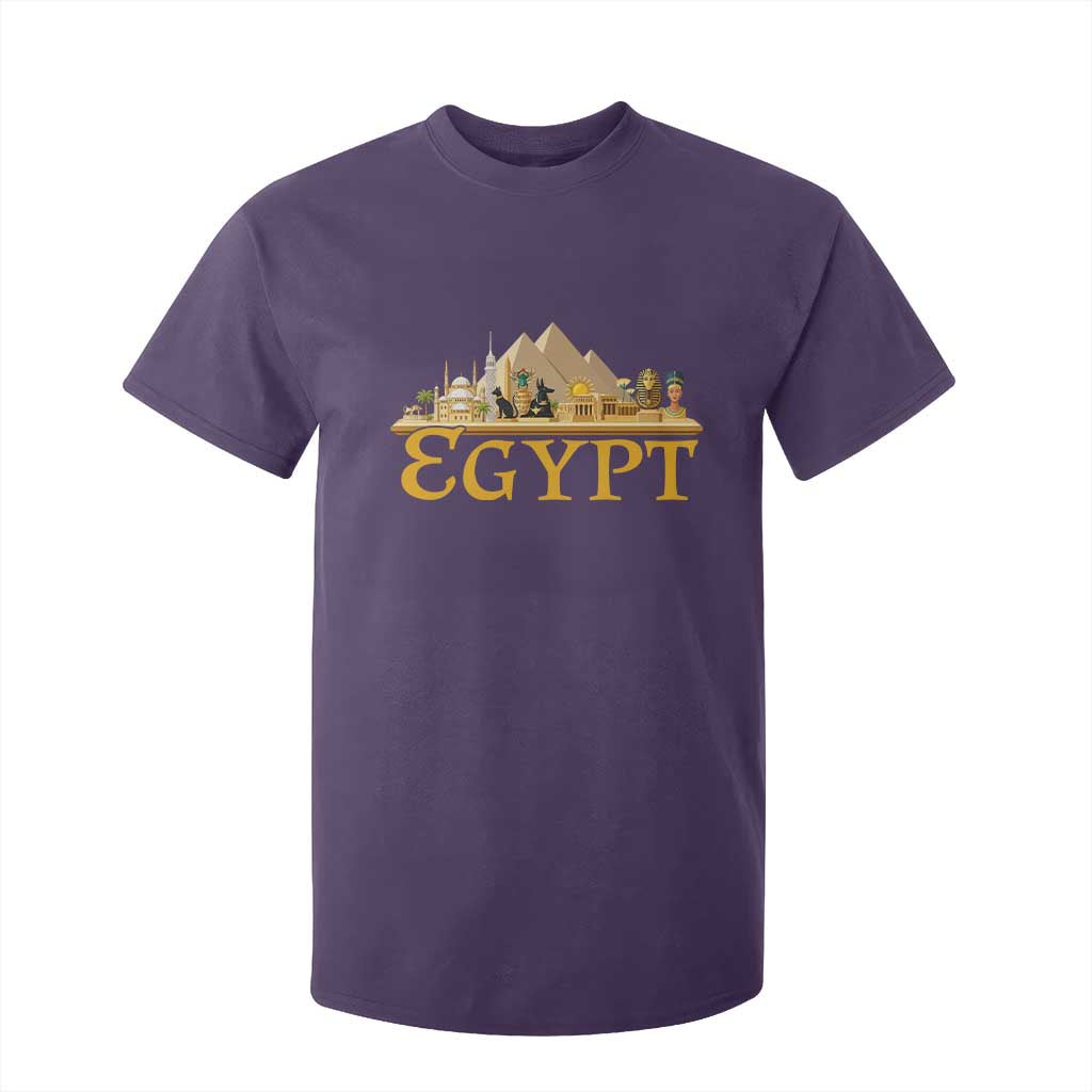 Ancient Egypt Pyramids Sphinx Graphic T Shirt For Kid Vintage Egypt Anubis History Buff Travel Souvenir