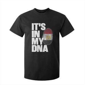 Egypt It's In My DNA Flag Fingerprint Graphic T Shirt For Kid Egyptian Heritage Pride Roots