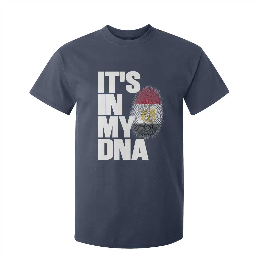 Egypt It's In My DNA Flag Fingerprint Graphic T Shirt For Kid Egyptian Heritage Pride Roots