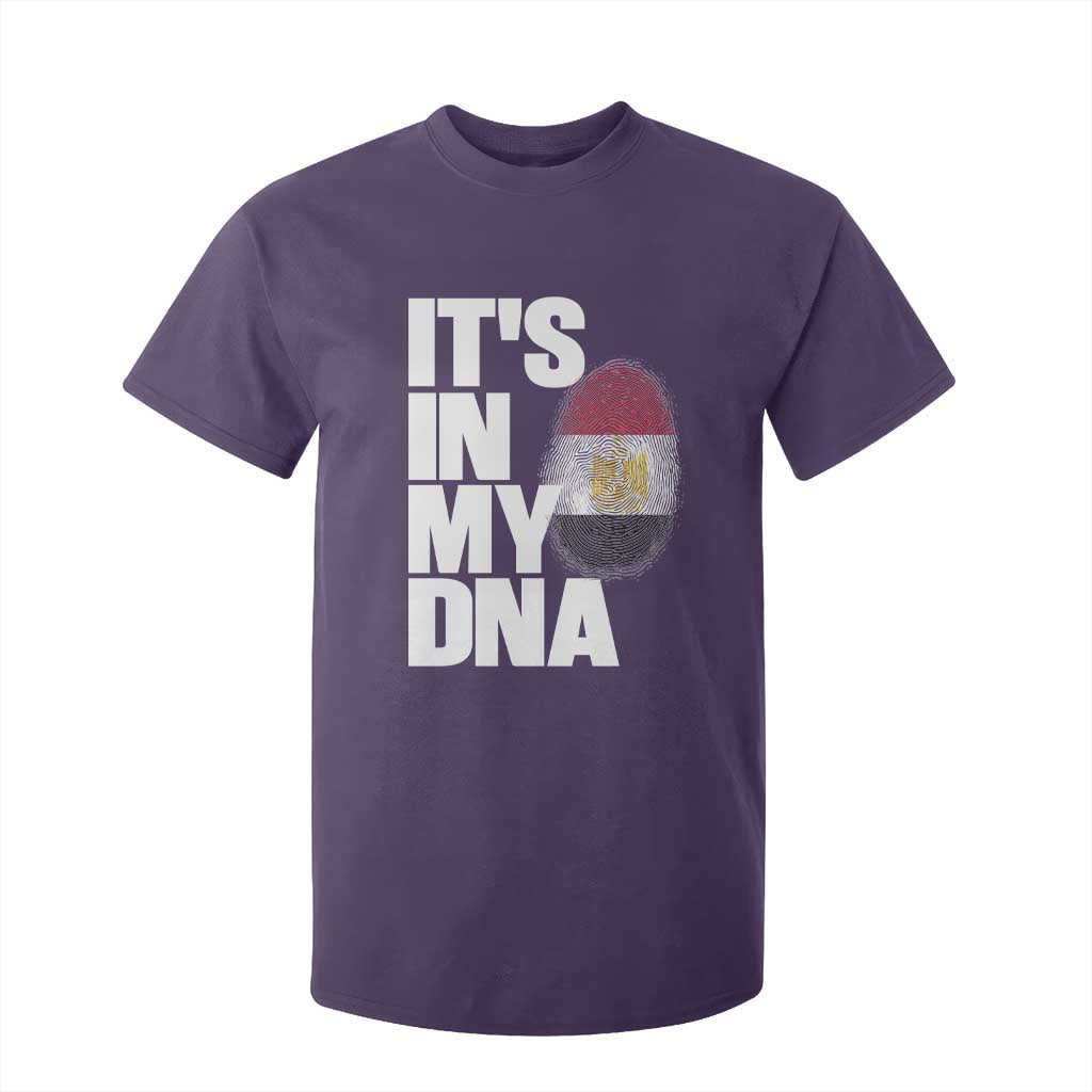 Egypt It's In My DNA Flag Fingerprint Graphic T Shirt For Kid Egyptian Heritage Pride Roots