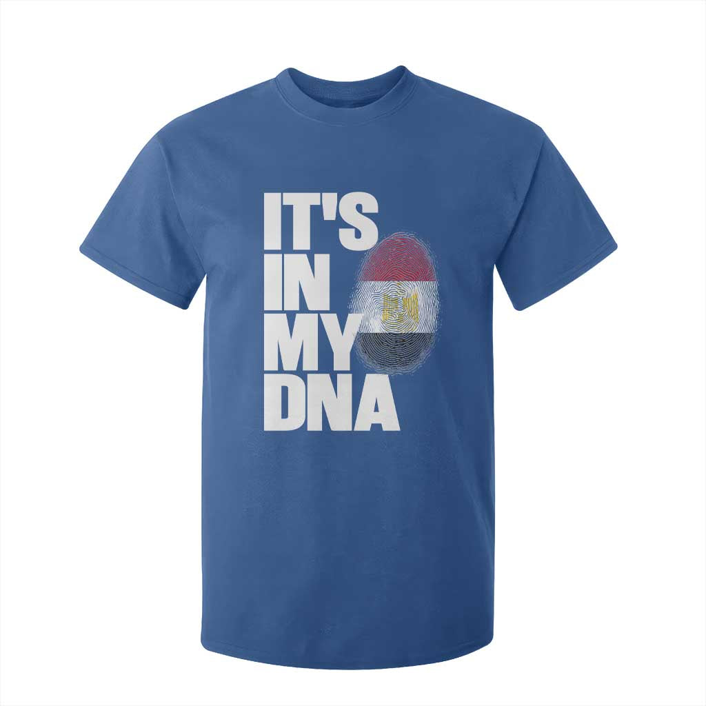 Egypt It's In My DNA Flag Fingerprint Graphic T Shirt For Kid Egyptian Heritage Pride Roots