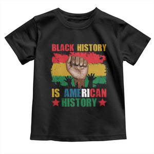 Black History Is American History Baby Shirt African American Pride Raised Fist