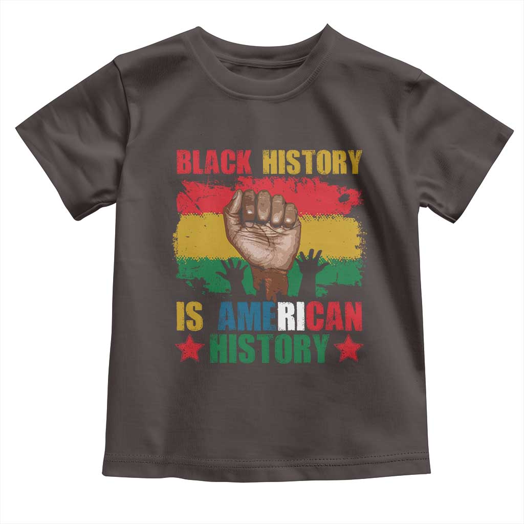 Black History Is American History Baby Shirt African American Pride Raised Fist