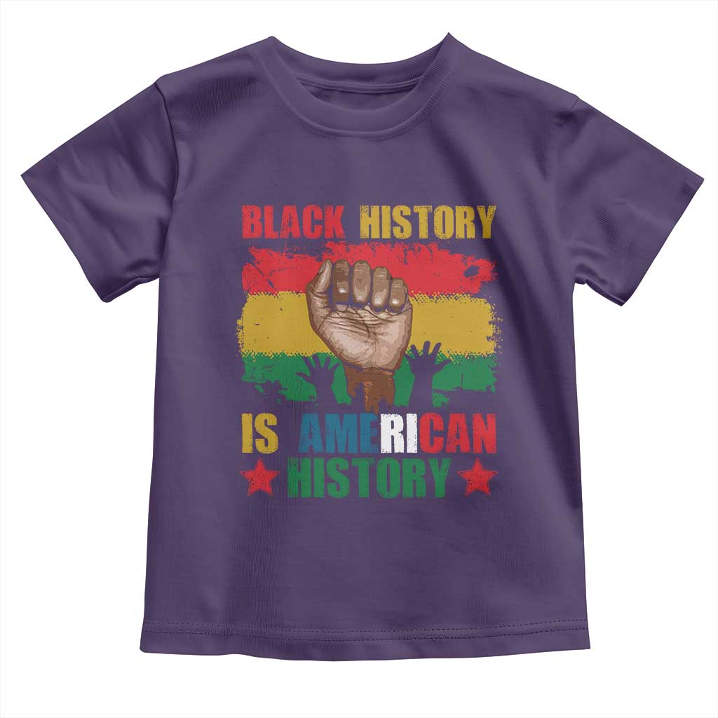 Black History Is American History Baby Shirt African American Pride Raised Fist