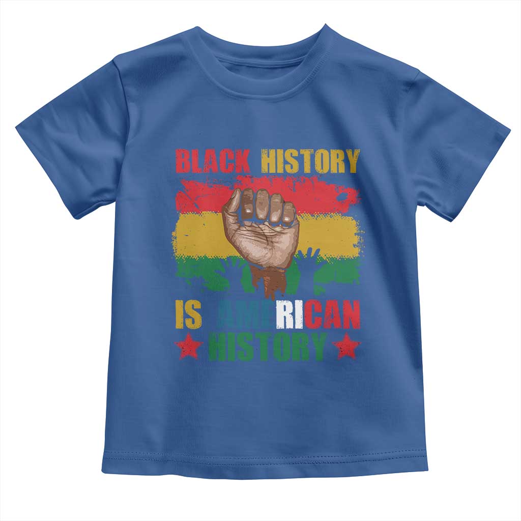Black History Is American History Baby Shirt African American Pride Raised Fist