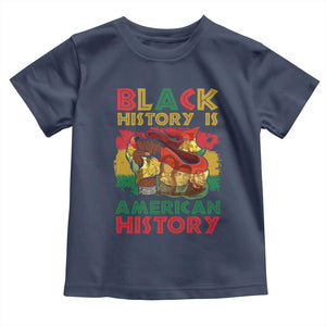 Black History Is American History Baby Shirt African American Pride Flag Raised Fist