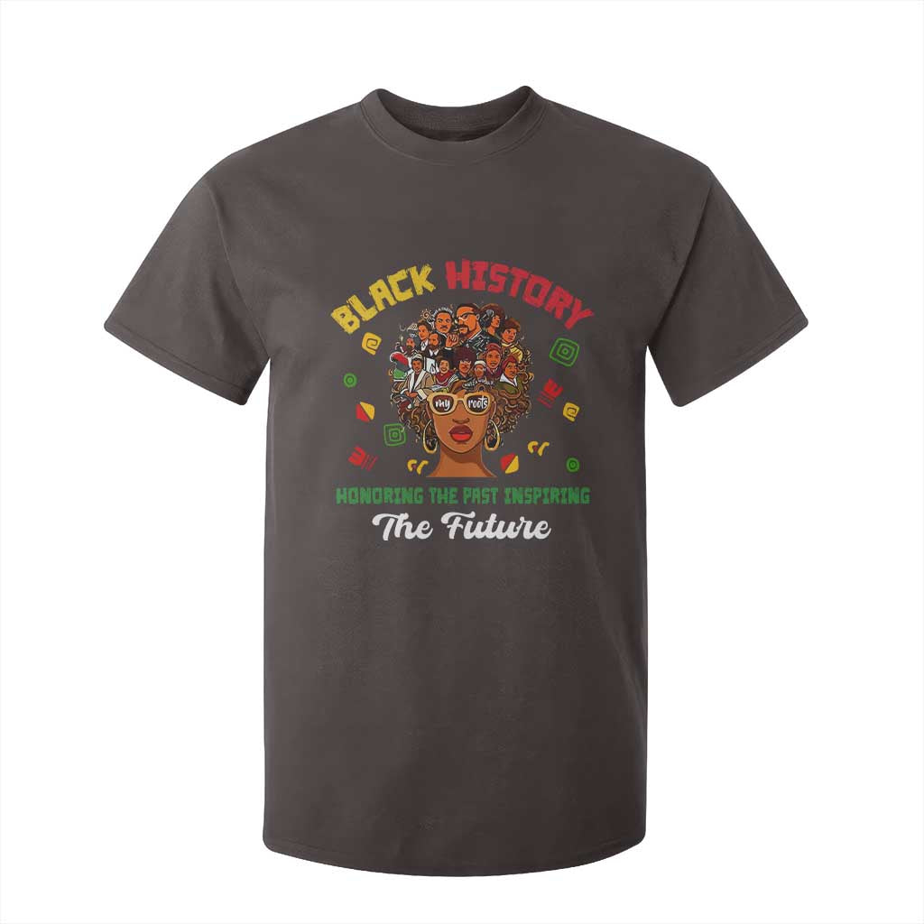 Black History Month T Shirt For Kid Honoring The Past Inspiring The Future African American Roots
