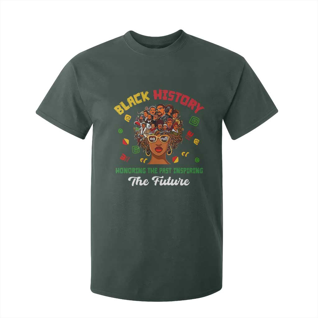 Black History Month T Shirt For Kid Honoring The Past Inspiring The Future African American Roots