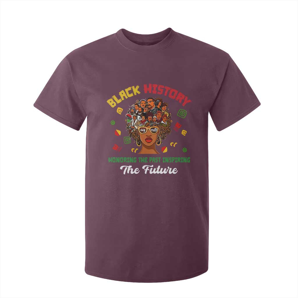 Black History Month T Shirt For Kid Honoring The Past Inspiring The Future African American Roots