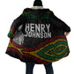 Henry Johnson Black History Month Cloak Pan African Colors Tribal Geometric Pattern