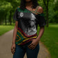 Henry Johnson Black History Month Cross Shoulder Shirt Pan African Colors Tribal Geometric Pattern