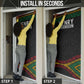 Henry Johnson Black History Month Door Cover Pan African Colors Tribal Geometric Pattern