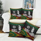 Henry Johnson Black History Month Pillow Cover Pan African Colors Tribal Geometric Pattern