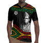 Henry Johnson Black History Month Rugby Jersey Pan African Colors Tribal Geometric Pattern