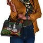Henry Johnson Black History Month Shoulder Handbag Pan African Colors Tribal Geometric Pattern