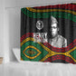 Henry Johnson Black History Month Shower Curtain Pan African Colors Tribal Geometric Pattern