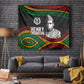 Henry Johnson Black History Month Tapestry Pan African Colors Tribal Geometric Pattern