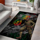 Henry Johnson Black History Month Area Rug Harlem Hellfighters Pan African Grunge Art