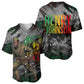 Henry Johnson Black History Month Baseball Jersey Harlem Hellfighters Pan African Grunge Art