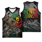 Henry Johnson Black History Month Basketball Jersey Harlem Hellfighters Pan African Grunge Art