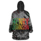 Henry Johnson Black History Month Kid Wearable Blanket Hoodie Harlem Hellfighters Pan African Grunge Art