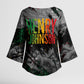 Henry Johnson Black History Month Kimono Sleeve Blouse Harlem Hellfighters Pan African Grunge Art