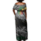 Henry Johnson Black History Month Off Shoulder Maxi Dress Harlem Hellfighters Pan African Grunge Art