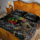 Henry Johnson Black History Month Quilt Bed Set Harlem Hellfighters Pan African Grunge Art