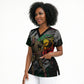 Henry Johnson Black History Month Scrub Top Harlem Hellfighters Pan African Grunge Art