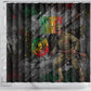 Henry Johnson Black History Month Shower Curtain Harlem Hellfighters Pan African Grunge Art