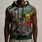 Henry Johnson Black History Month Sleeveless Hoodie Harlem Hellfighters Pan African Grunge Art