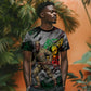 Henry Johnson Black History Month T shirt Harlem Hellfighters Pan African Grunge Art