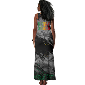 Henry Johnson Black History Month Tank Maxi Dress Harlem Hellfighters Pan African Grunge Art