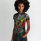 Henry Johnson Black History Month Women Polo Shirt Harlem Hellfighters Pan African Grunge Art