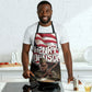 Henry Johnson Black History Month Apron Distressed US Flag American Hero Portrait
