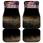 Henry Johnson Black History Month Car Mats Distressed US Flag American Hero Portrait