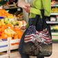 Henry Johnson Black History Month Grocery Bag Distressed US Flag American Hero Portrait