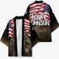 Henry Johnson Black History Month Kimono Distressed US Flag American Hero Portrait