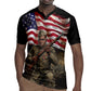 Henry Johnson Black History Month Rugby Jersey Distressed US Flag American Hero Portrait