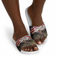 Henry Johnson Black History Month Slide Sandals Distressed US Flag American Hero Portrait