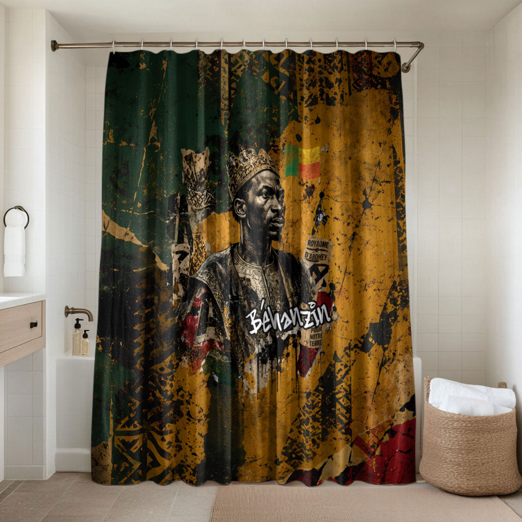 Benin Independence Day King Behanzin Bathroom Set Dahomey Amazons National Motto