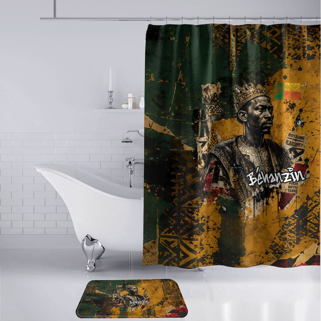 Benin Independence Day King Behanzin Bathroom Set Dahomey Amazons National Motto