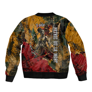 Benin Independence Day King Behanzin Bomber Jacket Dahomey Amazons National Motto